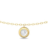 Sugarock Sugarock 18K Yellow Gold Necklace F-G VS
