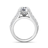 Sugarock Encore 14K White Gold Engagement Ring DEF VVS-VS