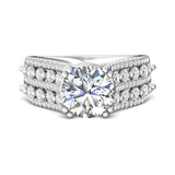 Sugarock Encore 14K White Gold Engagement Ring DEF VVS-VS