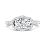Sugarock Encore 14K White Gold Engagement Ring DEF VVS-VS