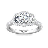Sugarock Encore 14K White Gold Engagement Ring DEF VVS-VS