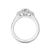Sugarock Encore 14K White Gold Engagement Ring DEF VVS-VS