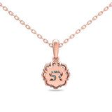 Sugarock Sugarock 18K Rose Gold Pendant F-G VS