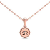 Sugarock Sugarock 14K Rose Gold Pendant F-G VS