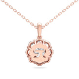 Sugarock Sugarock 14K Rose Gold Pendant F-G VS