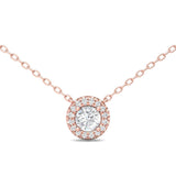 Sugarock Sugarock 14K Rose Gold Pendant F-G VS