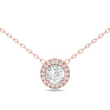 Sugarock Sugarock 14K Rose Gold Pendant F-G VS
