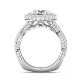 Sugarock Encore 18K White Gold Engagement Ring DEF VVS-VS