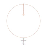Sugarock Sugarock 14K Rose Gold Pendant F-G VS