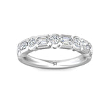 Sugarock Classic Diamond Bands 14K White Gold Anniversary Band DEF VVS-VS
