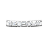 Sugarock Classic Diamond Bands 14K White Gold Anniversary Band DEF VVS-VS