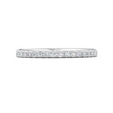 Sugarock Micropave 14K White Gold Wedding Band DEF VVS-VS