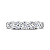 Sugarock Classic Diamond Bands 14K White Gold Anniversary Band DEF VVS-VS