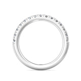 Sugarock Micropave 14K White Gold Wedding Band DEF VVS-VS