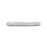 Sugarock Micropave 14K White Gold Wedding Band DEF VVS-VS