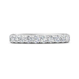 Sugarock Micropave 14K White Gold Wedding Band DEF VVS-VS