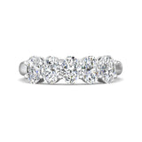 Sugarock Classic Diamond Bands 14K White Gold Anniversary Band DEF VVS-VS