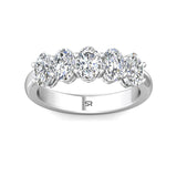 Sugarock Classic Diamond Bands 14K White Gold Anniversary Band DEF VVS-VS