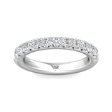 Sugarock Micropave 14K White Gold Wedding Band DEF VVS-VS