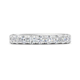Sugarock Micropave 14K White Gold Wedding Band DEF VVS-VS