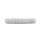 Sugarock Micropave 14K White Gold Wedding Band DEF VVS-VS