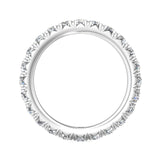 Sugarock Micropave 14K White Gold Wedding Band DEF VVS-VS