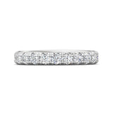 Sugarock Micropave 14K White Gold Wedding Band DEF VVS-VS
