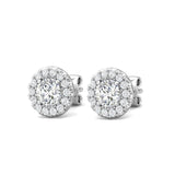 Sugarock Classic Diamond Earrings 14K White Gold Earring DEF VVS-VS