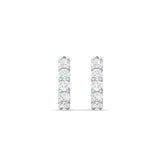 Sugarock Classic Diamond Earrings 14K White Gold Earring DEF VVS-VS