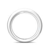 Sugarock Channel/Shared Prong 14K White Gold Wedding Band DEF VVS-VS