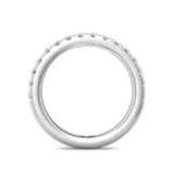 Sugarock Micropave 14K White Gold Wedding Band DEF VVS-VS