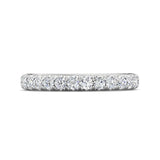 Sugarock Micropave 14K White Gold Wedding Band DEF VVS-VS