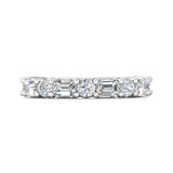 Sugarock Classic Diamond Bands 14K White Gold Anniversary Band DEF VVS-VS