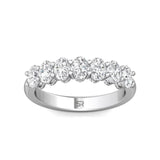 Sugarock Classic Diamond Bands 14K White Gold Anniversary Band DEF VVS-VS