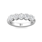Sugarock Classic Diamond Bands 14K White Gold Anniversary Band DEF VVS-VS