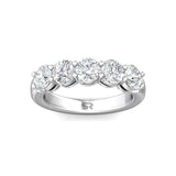 Sugarock Classic Diamond Bands 14K White Gold Anniversary Band DEF VVS-VS