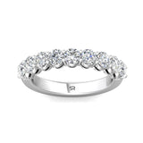 Sugarock Classic Diamond Bands 14K White Gold Anniversary Band DEF VVS-VS
