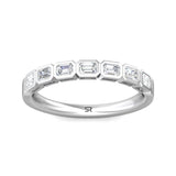 Sugarock Classic Diamond Bands 14K White Gold Anniversary Band DEF VVS-VS