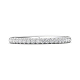 Sugarock Micropave 14K White Gold Wedding Band DEF VVS-VS