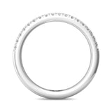 Sugarock Micropave 14K White Gold Wedding Band DEF VVS-VS