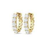 Sugarock Classic Diamond Earrings 14K Yellow Gold Earring DEF VVS-VS