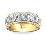Sugarock Classic Diamond Bands 14K Yellow Gold Anniversary Band DEF VVS-VS