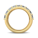 Sugarock Classic Diamond Bands 14K Yellow Gold Anniversary Band DEF VVS-VS