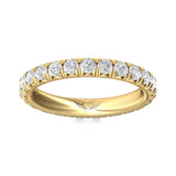Sugarock Micropave 14K Yellow Gold Wedding Band DEF VVS-VS