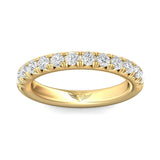 Sugarock Micropave 14K Yellow Gold Wedding Band DEF VVS-VS