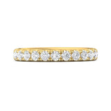 Sugarock Micropave 14K Yellow Gold Wedding Band DEF VVS-VS