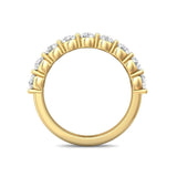 Sugarock Channel/Shared Prong 14K Yellow Gold Wedding Band DEF VVS-VS