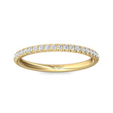 Sugarock Micropave 14K Yellow Gold Wedding Band DEF VVS-VS