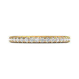 Sugarock Micropave 14K Yellow Gold Wedding Band DEF VVS-VS