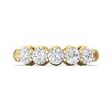 Sugarock Classic Diamond Bands 14K Yellow Gold Anniversary Band DEF VVS-VS